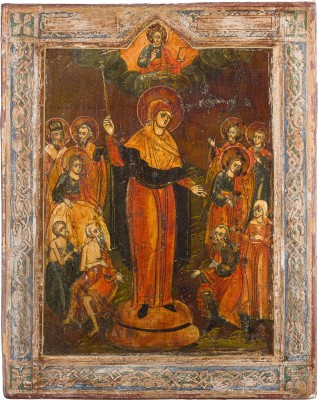 Picture IKONE MIT DER GOTTESMUTTER 'FREUDE ALLER LEIDENDEN'