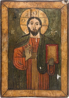 Picture GROSSFORMATIGE IKONE MIT CHRISTUS PANTOKRATOR