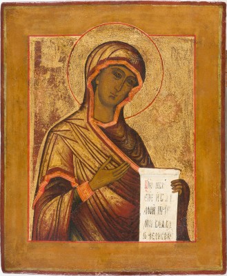 Picture IKONE MIT DER GOTTESMUTTER AUS EINER DEESIS