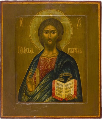 Bild FEINE IKONE MIT CHRISTUS PANTOKRATOR