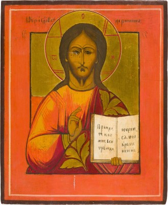 Picture IKONE MIT CHRISTUS PANTOKRATOR