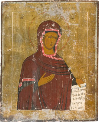 Bild GROSSE IKONE MIT DER GOTTESMUTTER AUS EINER DEESIS