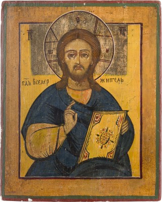 Picture IKONE MIT CHRISTUS PANTOKRATOR