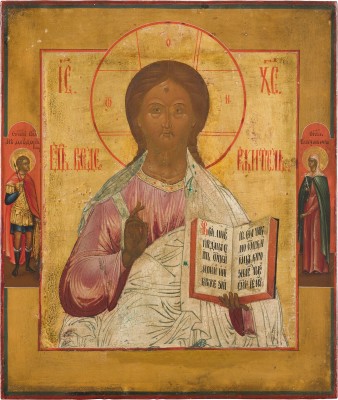 Bild FEINE IKONE MIT CHRISTUS PANTOKRATOR