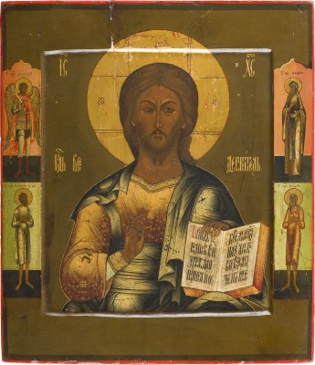 Picture SEHR FEINE IKONE MIT CHRISTUS PANTOKRATOR