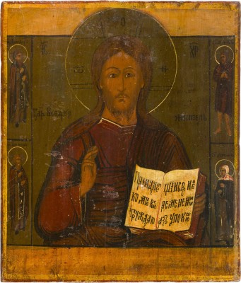 Picture IKONE MIT CHRISTUS PANTOKRATOR