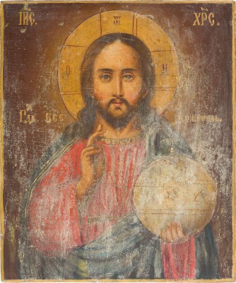 Bild IKONE MIT CHRISTUS PANTOKRATOR