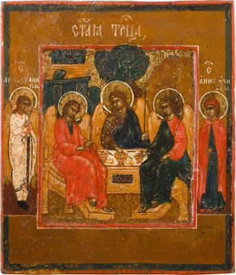 Picture KLEINE IKONE MIT DER ALTTESTAMENTLICHEN DREIFALTIGKEIT