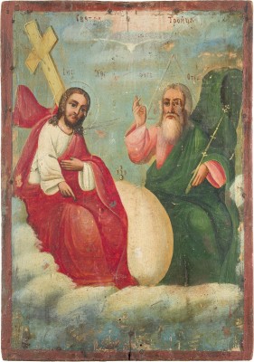 Picture IKONE MIT DER NEUTESTAMENTLICHEN DREIFALTIGKEIT