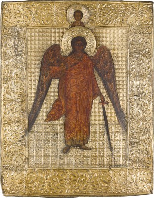 Picture FEINE IKONE MIT DEM SCHUTZENGEL MIT RIZA