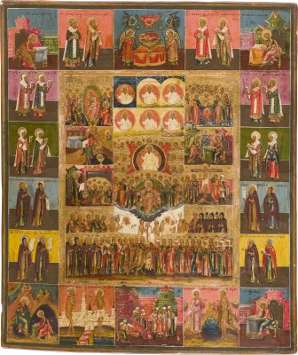 Bild SEHR FEINE ERWEITERTE SEDMITZA (WOCHEN-IKONE)