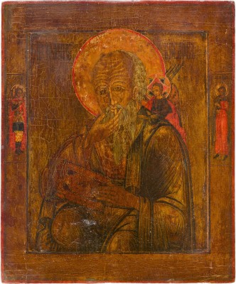 Bild GROSSE IKONE MIT JOHANNES, THEOLOGE IM SCHWEIGEN