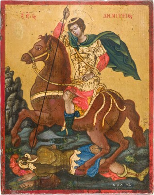 Bild IKONE MIT DEM HEILIGEN DEMETRIUS