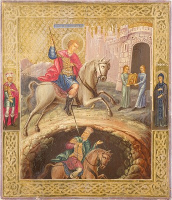 Bild IKONE MIT DEM HEILIGEN DEMETRIUS