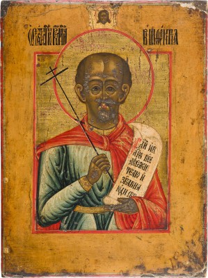 Bild IKONE MIT DEM HEILIGEN BONIFATIUS
