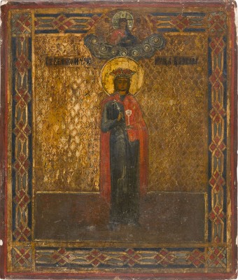 Picture IKONE MIT DER HEILIGEN BARBARA