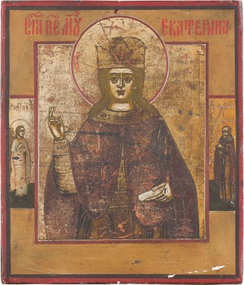 Picture KLEINE IKONE MIT DER HEILIGEN KATHARINA