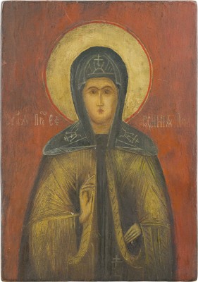 Picture KLEINE IKONE MIT DER HEILIGEN EUPHROSYNE VON POLAZK