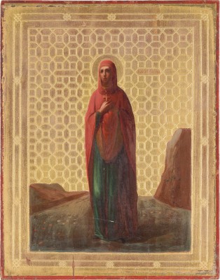 Picture SELTENE IKONE MIT DER HEILIGEN KAPITOLINA