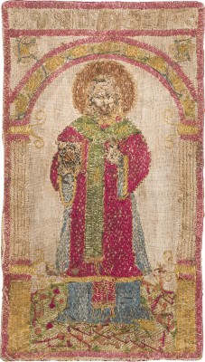 Picture FRAGMENT EINES SAKKOS MIT DEM PATRIARCH GERMANOS I. VON KONSTANTINOPEL