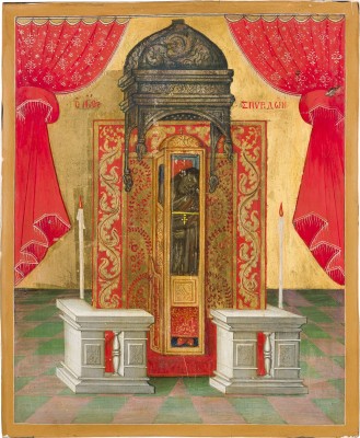 Picture GROSSE IKONE MIT DEM HEILIGEN SPIRIDON VON KORFU