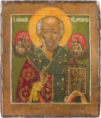 Picture IKONE MIT DEM HEILIGEN NIKOLAUS VON MYRA