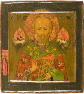 Bild IKONE MIT DEM HEILIGEN NIKOLAUS VON MYRA