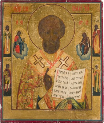 Picture IKONE MIT DEM HEILIGEN NIKOLAUS VON MYRA