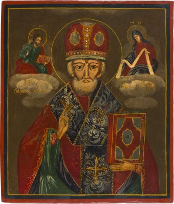 Picture IKONE MIT DEM HEILIGEN NIKOLAUS VON MYRA