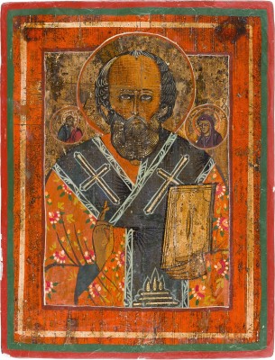 Picture KLEINE IKONE MIT DEM HEILIGEN NIKOLAUS VON MYRA