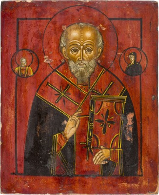Bild IKONE MIT DEM HEILIGEN NIKOLAUS VON MYRA
