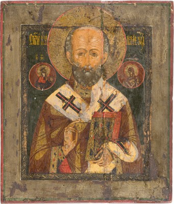 Bild IKONE MIT DEM HEILIGEN NIKOLAUS VON MYRA