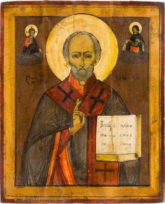 Bild IKONE MIT DEM HEILIGEN NIKOLAUS VON MYRA
