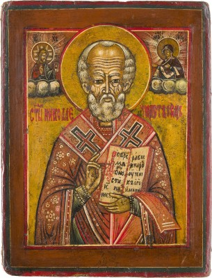 Bild IKONE MIT DEM HEILIGEN NIKOLAUS VON MYRA