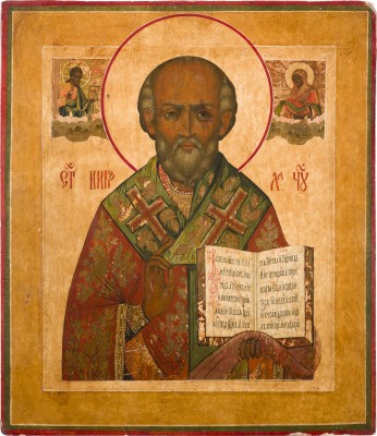Bild IKONE MIT DEM HEILIGEN NIKOLAUS VON MYRA
