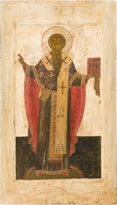 Picture GROSSFORMATIGE IKONE MIT DEM HEILIGEN ANTIPAS VON PERGAMON AUS EINER KIRCHEN-IKONOSTASE