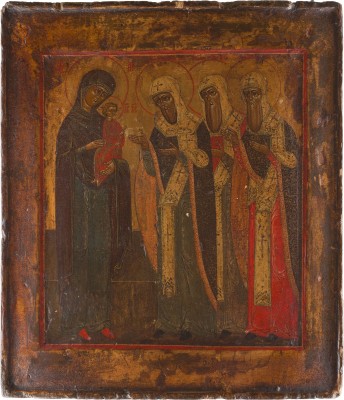 Auction 156<br>IKONE MIT DER GOTTESMUTTER VON ROSTOW