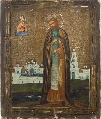 Bild IKONE MIT DEM HEILIGEN SERAFIM VON SAROW