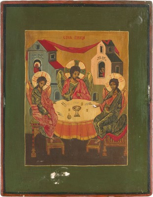 Picture IKONE MIT DER ALTTESTAMENTLICHEN DREIFALTIGKEIT