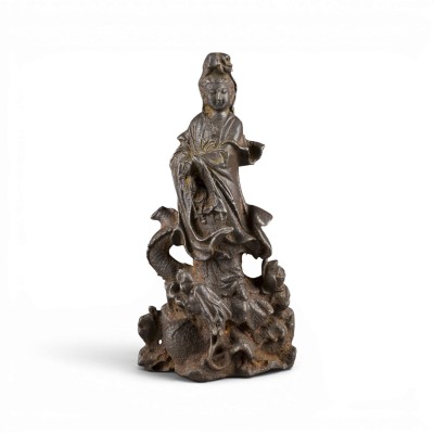 Auction 159<br>EINE EISENFIGUR DER GUANYIN
