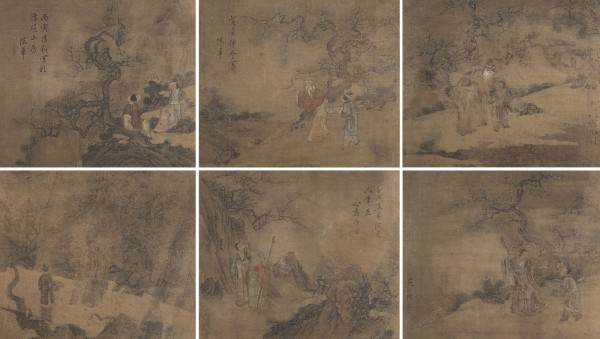 Auction 159<br>CHEN ZHUO, SECHS FIGURENDARSTELLUNGEN