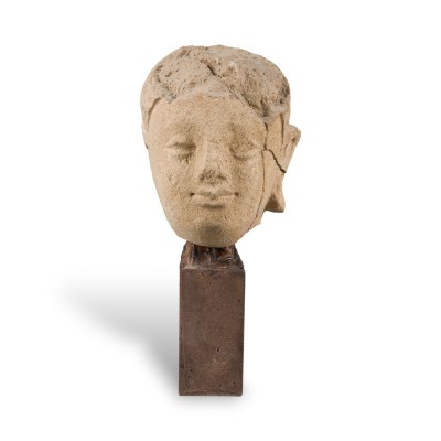 Bild EIN STUCKKOPF DES BUDDHA
