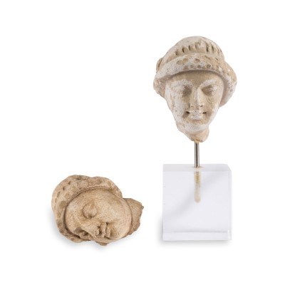 Auktion 159<br>ZWEI STUCKKÖPFE VON MÄNNERN