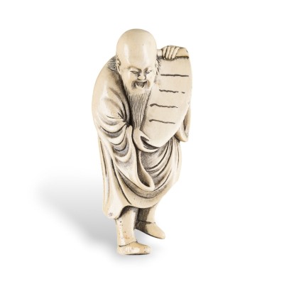 Auktion 159<br>EIN NETSUKE EINES SENNIN