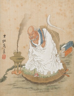 Auktion 159<br>ZWEI CHINESISCHE FIGURENBILDER