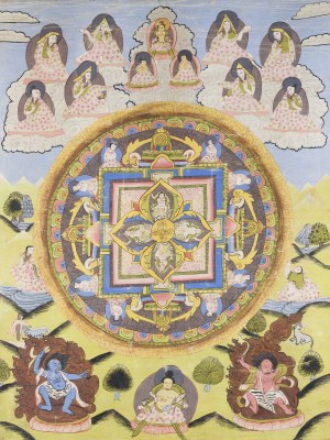 Auktion 159<br>EIN KONVOLUT VON VIER THANGKAS