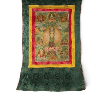 Auktion 159<br>EIN KONVOLUT VON VIER THANGKAS