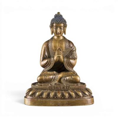 Auktion 159<br>EINE FIGUR DES VAIROCANA AUS BRONZE