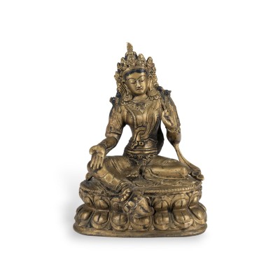 Auction 159<br>EINE BRONZEFIGUR DER GRÜNEN TARA
