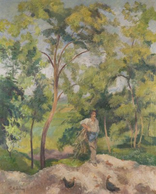 Picture 'MANN MIT BLAUER SCHÜRZE'